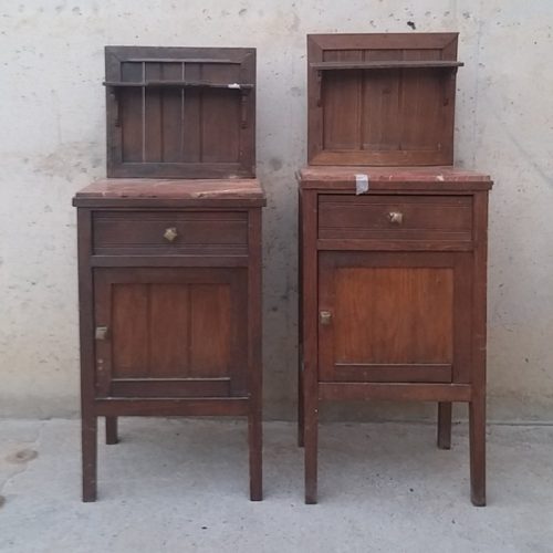 Lot de 2 taulestes de nit vintage ↑ 110cm d'ocasió a cabauoportunitats.com