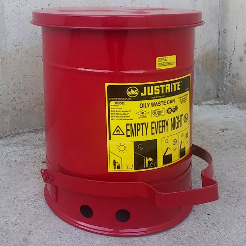 Papelera de seguridad JUSTRITE 20 litros nueva en cabauoportunitats.com