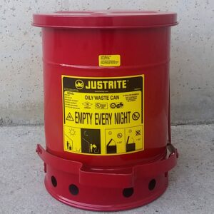 Papelera de seguridad JUSTRITE 20 litros nueva en cabauoportunitats.com