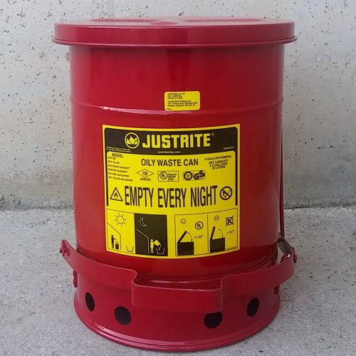 Papelera de seguridad JUSTRITE 20 litros nueva en cabauoportunitats.com