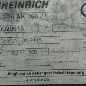 Carretilla elevadora JUNGHEIRICH DFG 16 de ocasión en cabauoportunitats.com Balaguer - Lleida