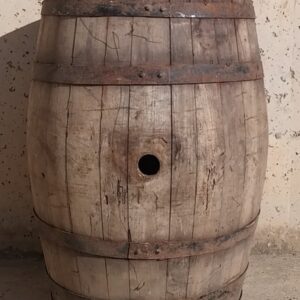 Bóta de vi antiga ø45cm d'ocasió a cabauoportunitats.com Balaguer - Lleida - Catalunya