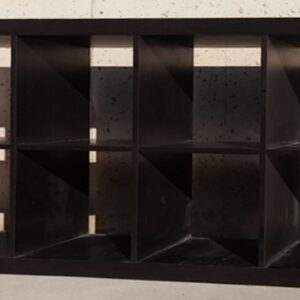 Estantería IKEA KALLAX 150cm de ocasión marrón oscuro en cabauoportunitats.com