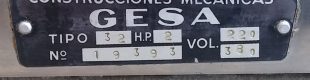 Picadora de carn professional GESA 32 d'ocasió a cabauoportunitats.com Balaguer - Lleida - Catalunya