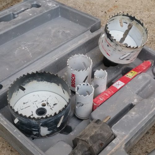 Juego 5 coronas de madera BOSCH de ocasión en cabauoportunitats.com