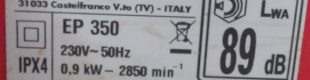 Tallagespa GGP EP350 d'ocasió a cabauoportunitats.com Balaguer - Lleida - Catalunya