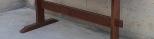 Taula rústica de fusta d'ocasió a cabauoportunitats.com Balaguer - Lleida - Ponent - Catalunya