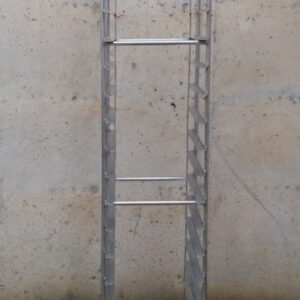 Carro inox bandejas 36x50cm de ocasión en cabauoportunitats.com