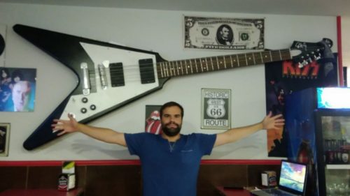Guitarra decorativa 303cm d'ocasió a cabauoportunitats.com Balaguer - Lleida - Catalunya