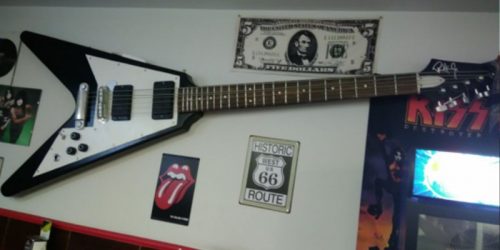 Guitarra decorativa 303cm d'ocasió a cabauoportunitats.com Balaguer - Lleida - Catalunya