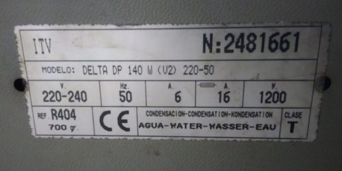 Máquina cubitos hielo ITV Delta DP- 140w de ocasión en cabauoportunitats.com