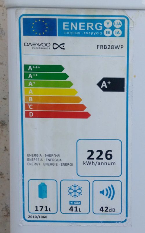 Frigorífico A+ DAEWOO de ocasión en cabauoportunitats.com