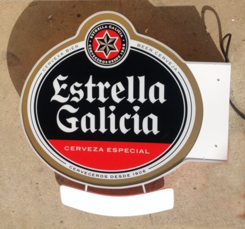 Rótulo luminoso ESTRELLA GALÍCIA de ocasión en cabauoportunitats.com