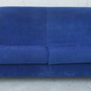 Sofà azul 190cm de ocasión en cabauoportunitats.com