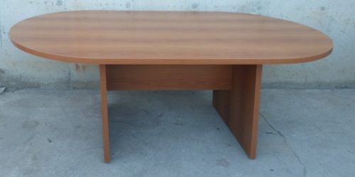 Mesa ovalada para reuniones 180cm de ocasión en cabauoportunitats.com