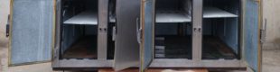 Taula de treball d'acer inoxidable 202cm d'ocasió a cabauoportunitats.com Balaguer - Lleida - Catalunya