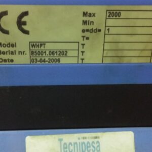 Transpaleta manual con báscula 2000kg de ocasión en cabauoportunitats.com