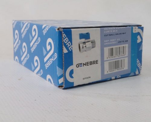Válvula esfera corte 1/2" (10 uds) GENEBRE de ocasión en cabauoportunitats.com