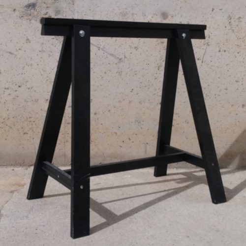 Caballete de madera negro (2 uds) de ocasión en cabauoportunitats.com