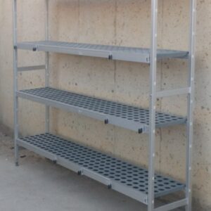 Estantería de aluminio para cámara frigorífica 172cm de ocasión en cabauoportunitats.com