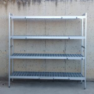 Estantería de aluminio para cámara frigorífica 172cm de ocasión en cabauoportunitats.com