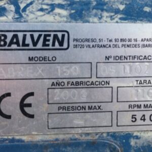 Espolvoreadora neumáticaBALVEN ABREX 150 de ocasión en cabauoportunitats.com