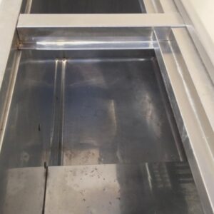 Botellero inox 150cm 2 puertas en cabauoportunitats.com