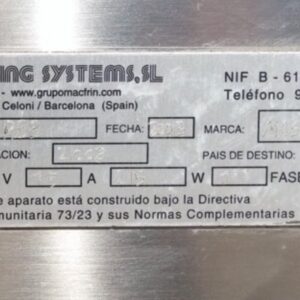 Botellero inox 150cm 2 puertas en cabauoportunitats.com