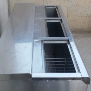 Botellero de inox 150cm de ocasión en cabauoportunitats.com