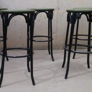 Tamboret encoixinat de tub d'acer (5 uts) a cabauoportunitats.com Balaguer - Lleida - Catalunya