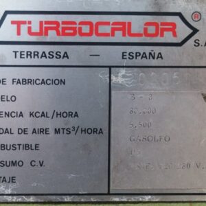 Bomba de aire caliente TURBOCALOR B-8 de ocasión en cabauoportunitats.com
