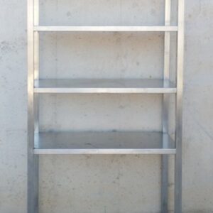 Estantería de acero inoxidable 102x45x205cm de ocasión en cabauoportunitats.com