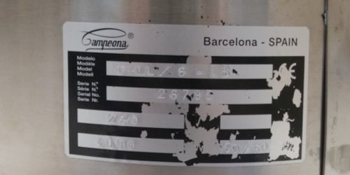 Termo baño maria CAMPENONA 6 litros de ocasión en cabauoportunitats.com