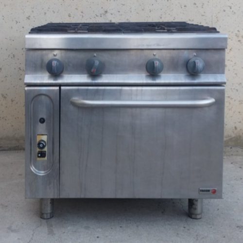 Cocina FAGOR 4 fuegos + horno FAGOR de ocasión en cabauoportunitats.com
