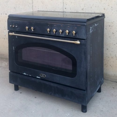 Fogones NEW POL 5 hornillos + horno grande NEW POL d'ocasió a cabauoportunitats.com