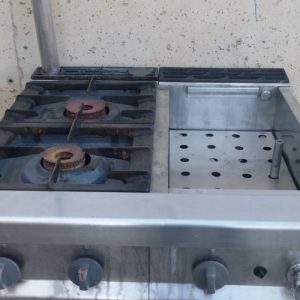 Cuina de 2 fogons + bany maria d'ocasió a cabauoportunitats.com Balaguer - Lleida - Catalunya