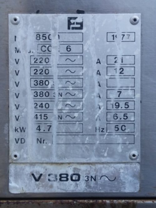 Horno de convección FOEM SIROCCO 6 de ocasión en cabauoportunitats.com