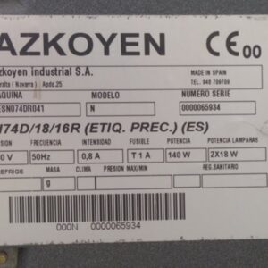 Máquina de tabaco de ocasión AZKOYEN D-2 18 canales en cabauoportunitats.com