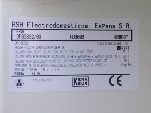 Frigorífico BALAY GREENFRESH ↑170cm de ocasión en cabauoportunitats.com