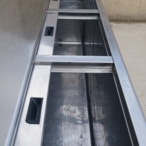 Botellero acero inoxidable 5 puertas de ocasión en cabauoportunitats.com