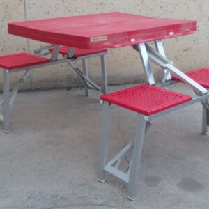 Taula pícnic plegable amb cadires d'ocasió a cabauoportunitats.com Balaguer - Lleida - Catalunya