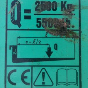 Transpaleta manual 2000kg de ocasión en cabauoportunitats.com