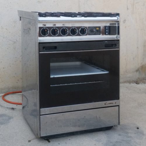 Cocina de butano 4 hornillos + horno en cabauoportunitats.com