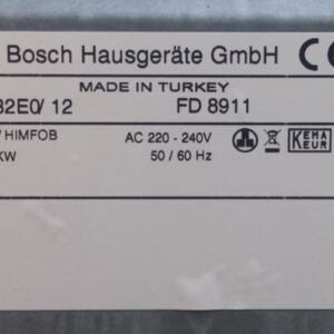 Horno Bosch FD 8911 de ocasión en cabauoportunitats.com