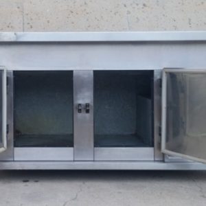 Nevera + taula freda d'inox 160cm d'ocasió a cabauoportunitats.com Balaguer - Lleida - Catalunya