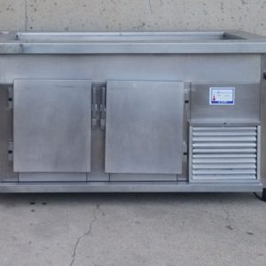 Nevera + taula freda d'inox 160cm d'ocasió a cabauoportunitats.com Balaguer - Lleida - Catalunya