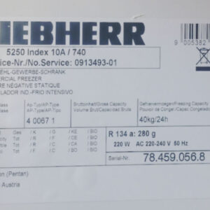 Congelador inox LIEBHERR PROFI LINE d'ocasió a cabauoportunitats.com Balaguer - Lleida - Catalunya