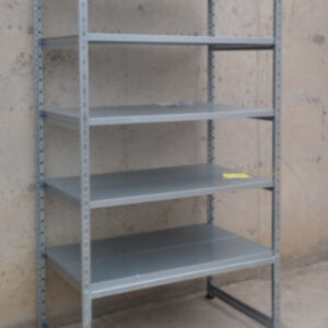 Prestatgeria galvanitzada 120cm d'ocasió a cabauoportunitats.com Balaguer - Lleida - Catalunya