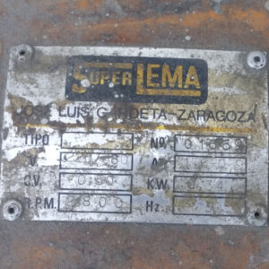 Esmeril SUPER LEMA 1/2cv de ocasión en cabauoportunitats.com