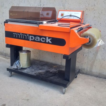 Retractiladora MINIPACK FM76 d'ocasió a cabauoportunitats.com Balaguer - Lleida - Catalunya